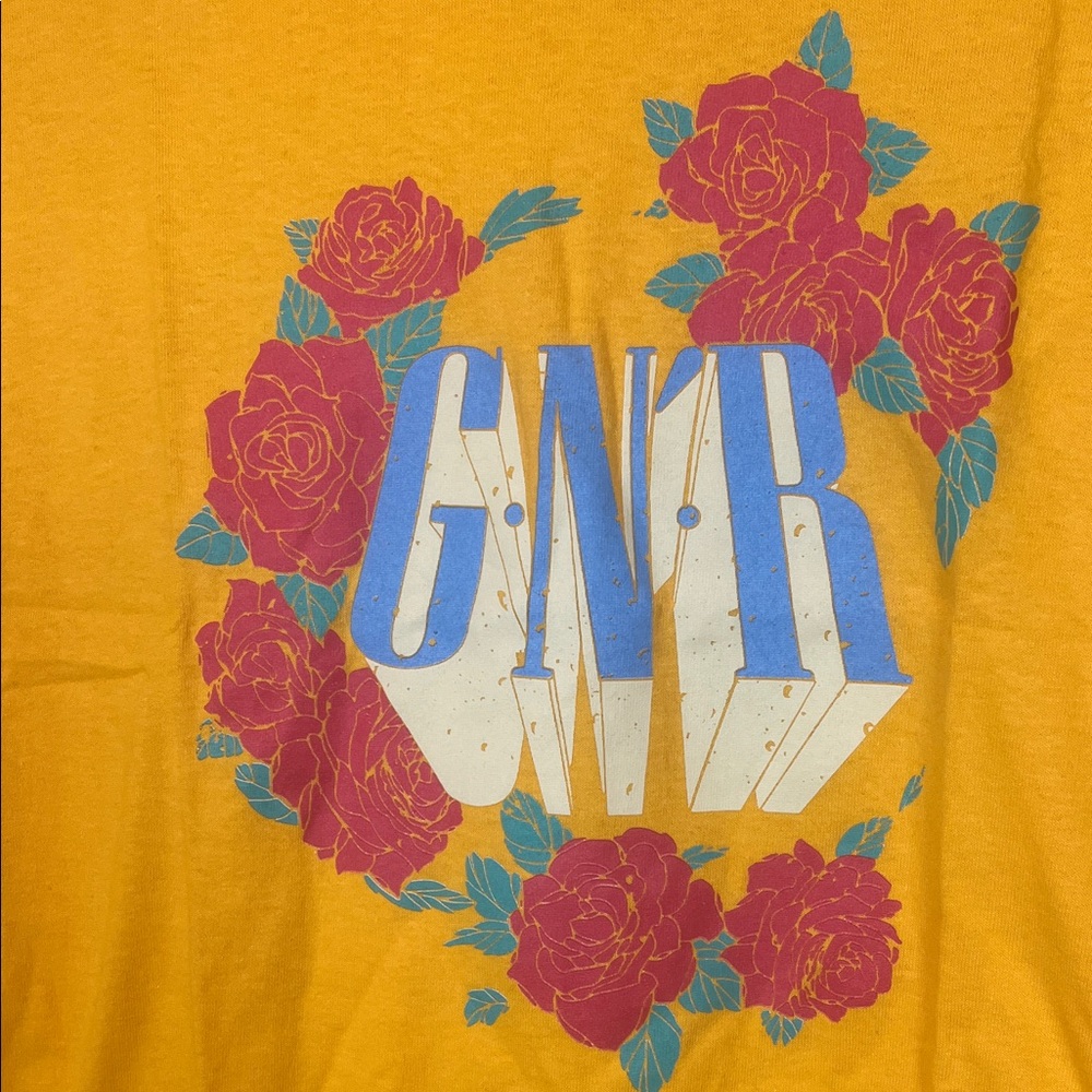 Yellow Guns N’ Roses Graphic Tee - Picture 2 of 3